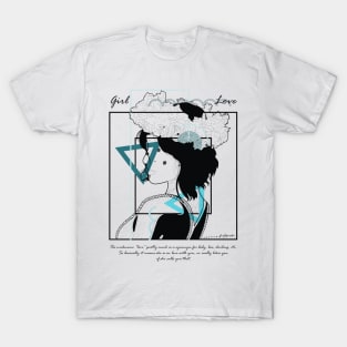 Girl Love version 6 T-Shirt